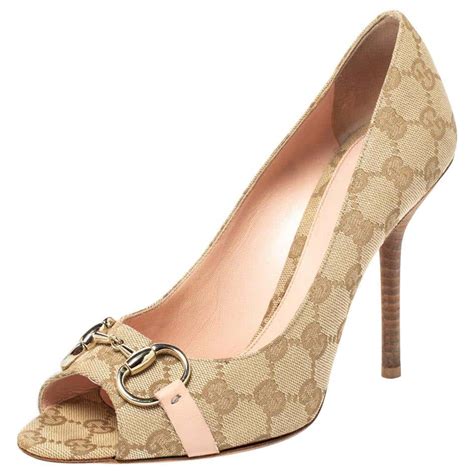 baby horsebit pump gucci|Gucci open toe pumps.